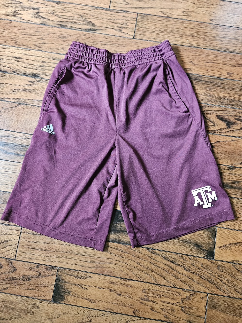 adidas Boy's Maroon Texas A&M Athletic Performance Shorts